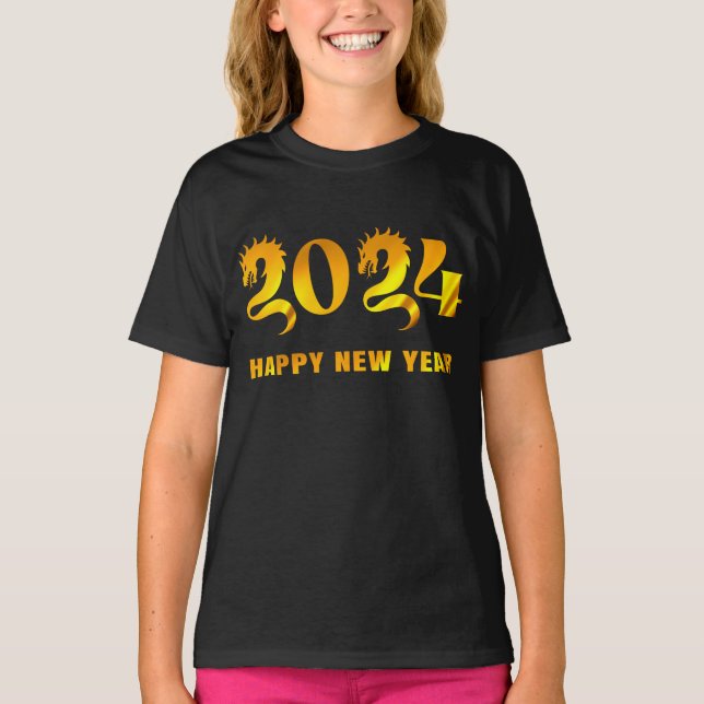 2024 HAPPY NEW YEAR T-Shirt (Front)