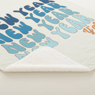 2024 Happy New Year Y'all Sherpa Blanket