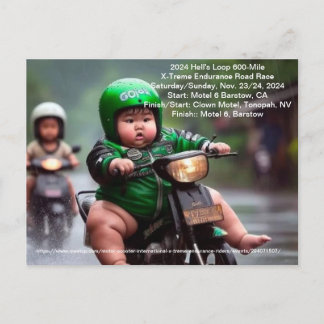 2024 Hell's Loop 600-Mile X-Treme Endurance Postcard