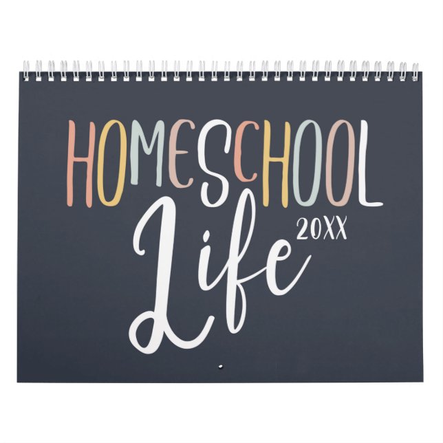 2024 Homeschool Life Original Quotes Calendar (Cover)