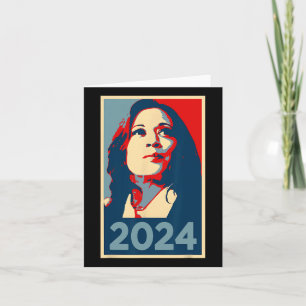 2024 Hope Kamala Harris Obama 47th Vote Women Port Card