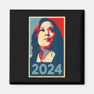 2024 Hope Kamala Harris Obama 47th Vote Women Port Magnet