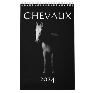 2024 horses calendar France