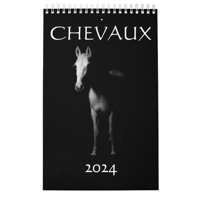 2024 horses calendar France (Cover)