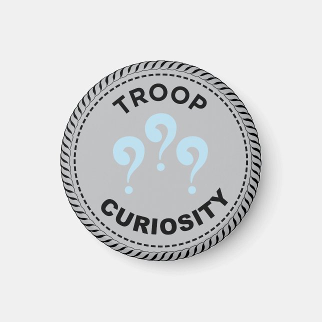 2024 IGGPPCamp Troop Pride Questions Magnet (Front)