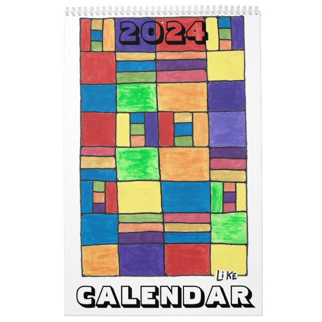 2024 jlikeart calendar (Cover)