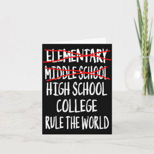 2024 junior high graduation - funny middle school card