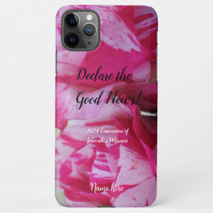 2024 JW convention Roses photo and name iPhone 11Pro Max Case
