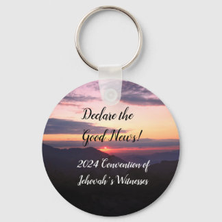 2024 JW Convention Sunset customizable Key Ring
