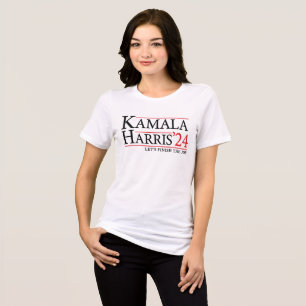 2024 Kamala Harris Let's Finish The Job Tri-Blend Shirt