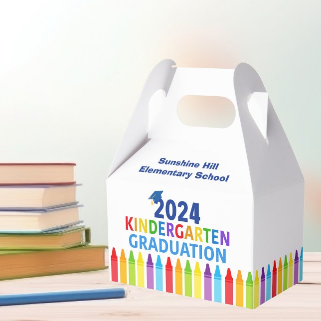 2024 Kindergarten Graduation Custom School Party Favour Box (Creator Uploaded)