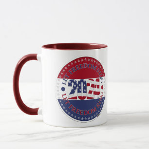 2024 Let Freedom Ring USA Flag Mug