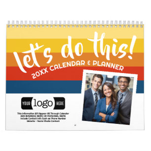 2024 Logo Business Gift - Goal, Things To Do Calendar