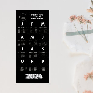 2024 Logo Calendar Black And White