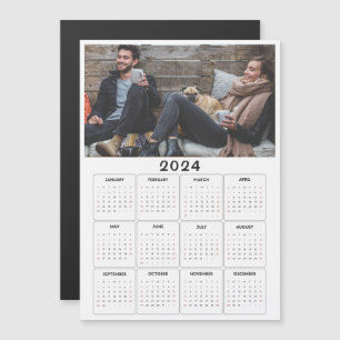 2024 Magnetic Calendar - Custom photo