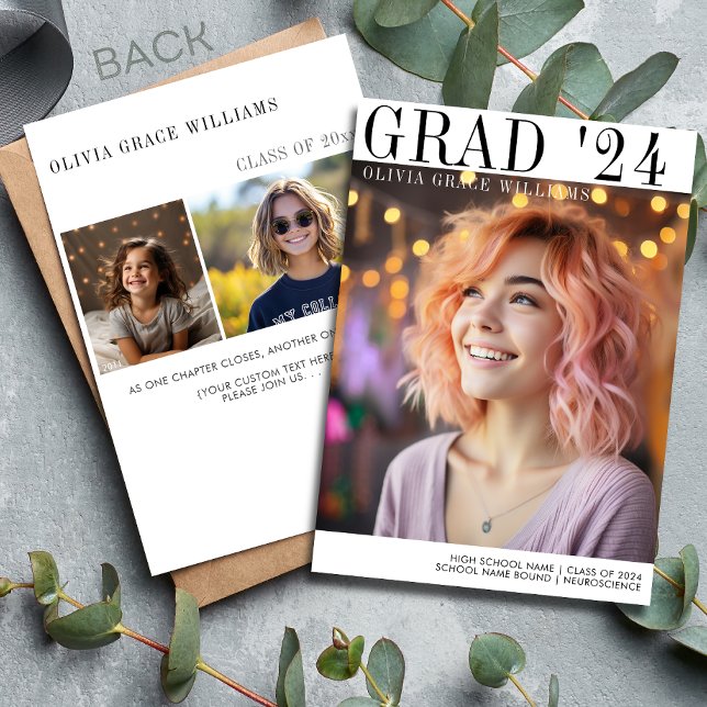 2024 Modern Minimalist Grad Overlay Announcement (Creator Uploaded)