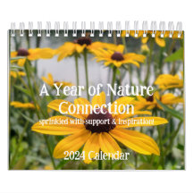 2024 Monthly Calendar-A Year of Nature Connection