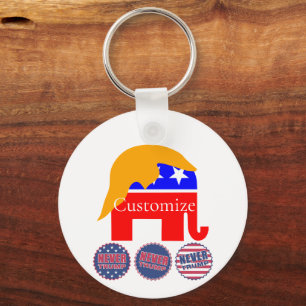 2024 Never Trump Thunder_Cove Key Ring