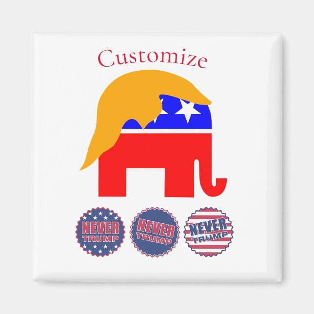 2024 Never Trump Thunder_Cove Magnet (Front)