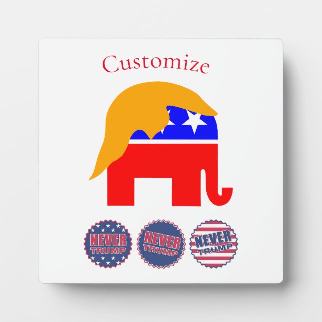 2024 Never Trump Thunder_Cove Plaque (Front)