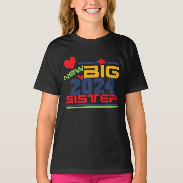 2024 New Big Sister T-shirts (Front)