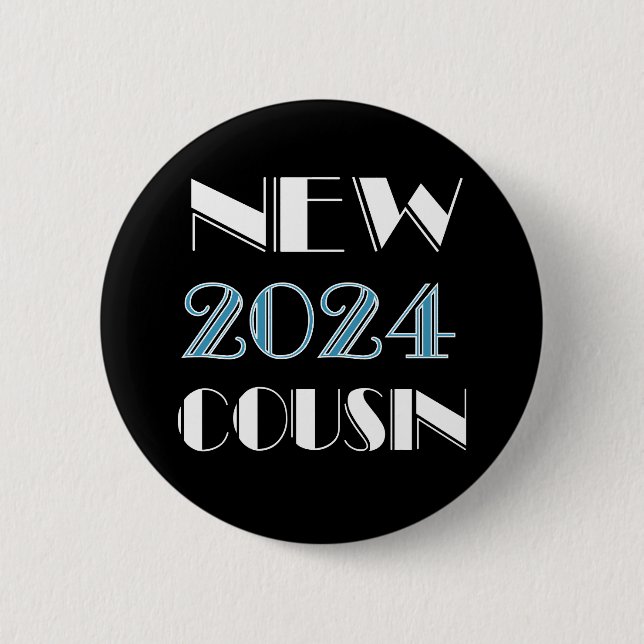 2024 New Cousin Blue Button (Front)
