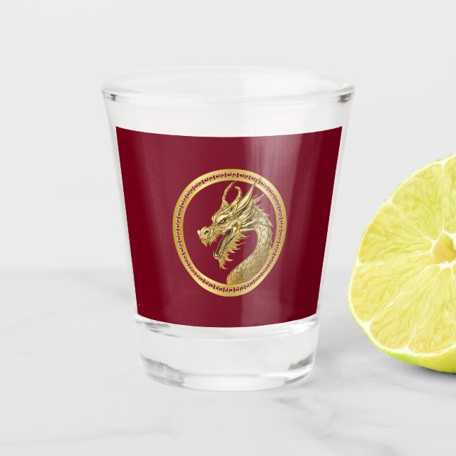2024 New Year Party-Chinese New Year-Dragon- Shot Glass (Front)