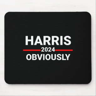 2024 Obviously Harris Waltz 2024 Election Kamala H Mouse Pad