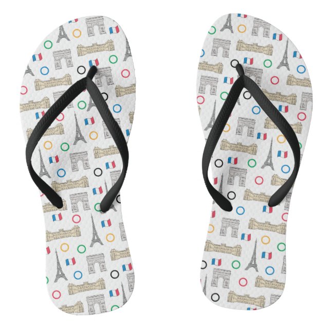 2024 Paris France Games Summer  Thongs (Footbed)
