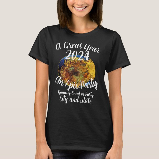 2024 Party Celebration Holiday Dinner Cruise Ship T-Shirt (Front)