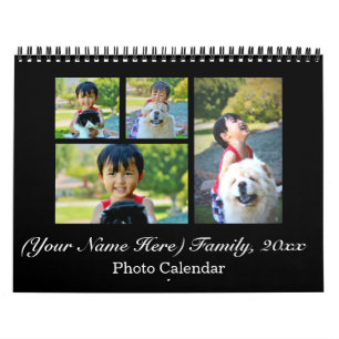 2024 Personalised Custom Photo Collage Calendar