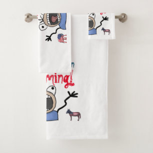 2024 Presidential Election, It's Coming! Bath Towel Set