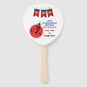 2024 Presidential Election, Running Man Edition Hand Fan