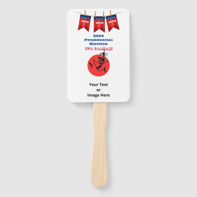 2024 Presidential Election, Running Man Edition Hand Fan (Front)