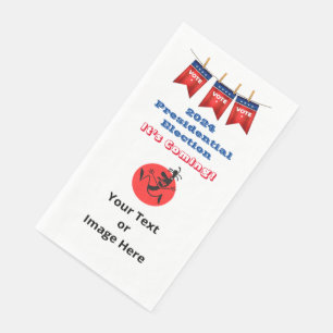 2024 Presidential Election, Running Man Edition Napkin