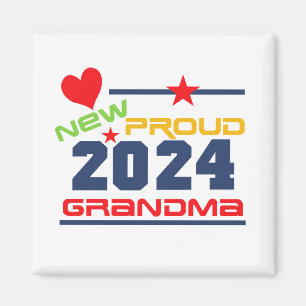 2024 Proud New Grandma Magnet