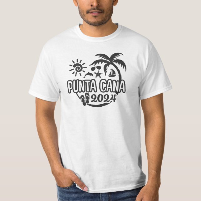 2024 Punta Cana Vacation or Trip Design T-Shirt (Front)