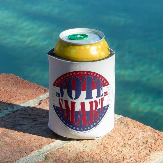 2024 Red and Blue VOTE SMART 2 Can Cooler (In Situ Pool)