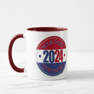2024 Red and Blue Your Vote Counts Mug