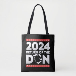 2024 Return Of The Don Trump 45 47 US President Tote Bag