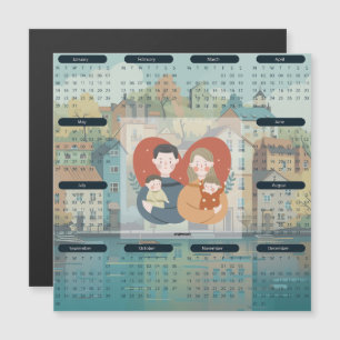 2024 Seaside Town Calendar