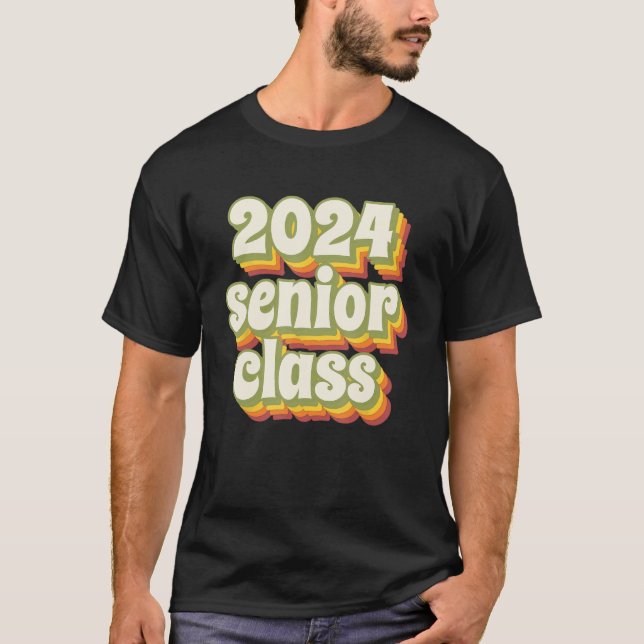 2024 Senior Class Retro T-Shirt (Front)