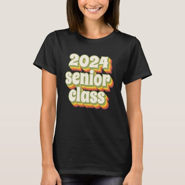 2024 Senior Class Retro T-Shirt (Front)