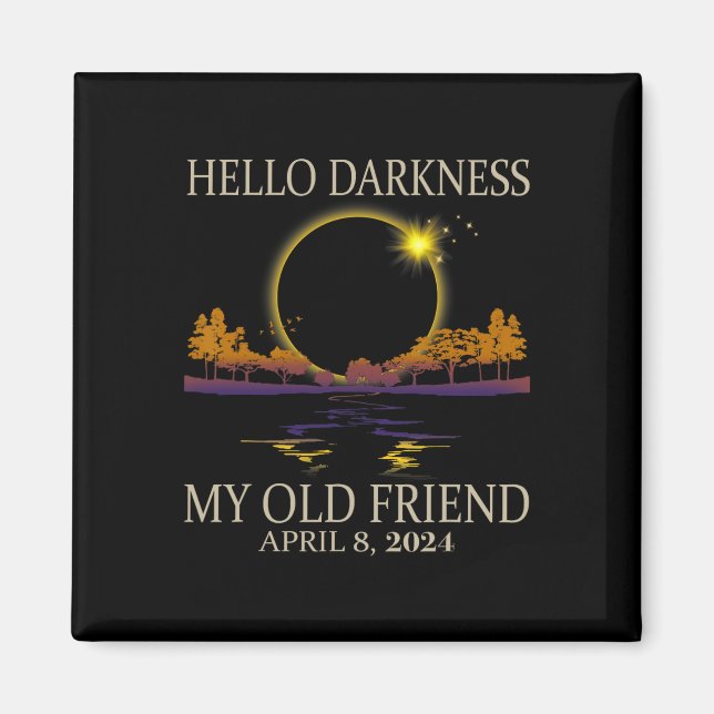 2024 Solar Eclipse 2024 040824 Eclipse  Magnet (Front)