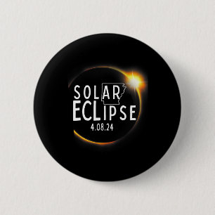 2024 Solar Eclipse Accessories 4.08.24 Totality 6 Cm Round Badge