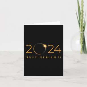 2024 Solar Eclipse American Totality Spring 4.08.2 Card