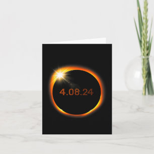 2024 Solar Eclipse American Totality Spring 4.08.2 Card