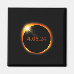 2024 Solar Eclipse American Totality Spring 4.08.2 Magnet