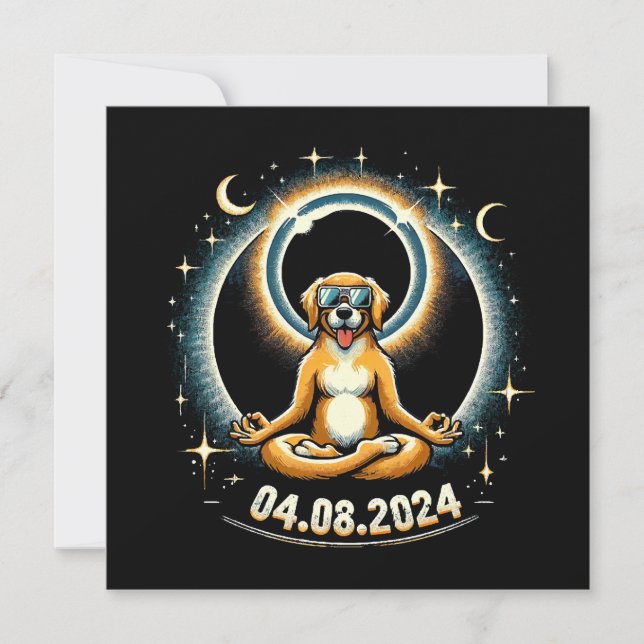 2024 Solar Eclipse Dog (Front)