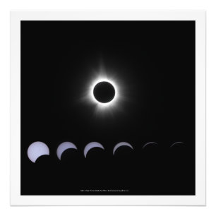 2024 Solar Eclipse Photo Print